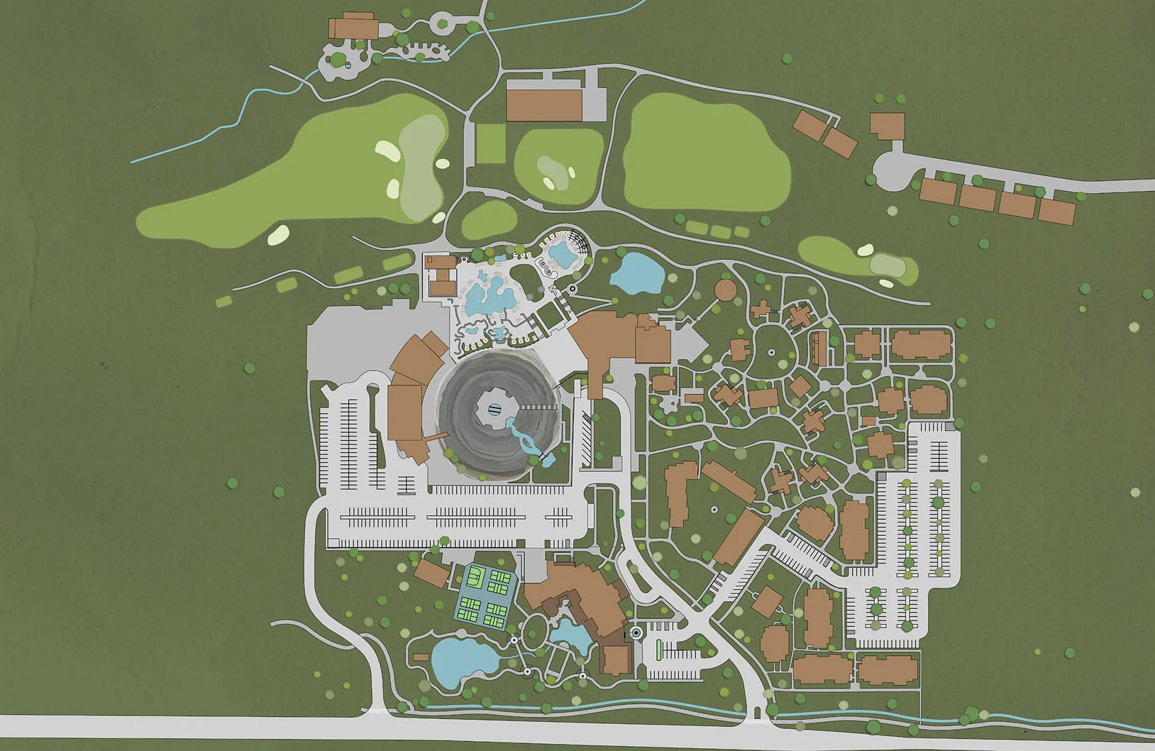 map of resort properties