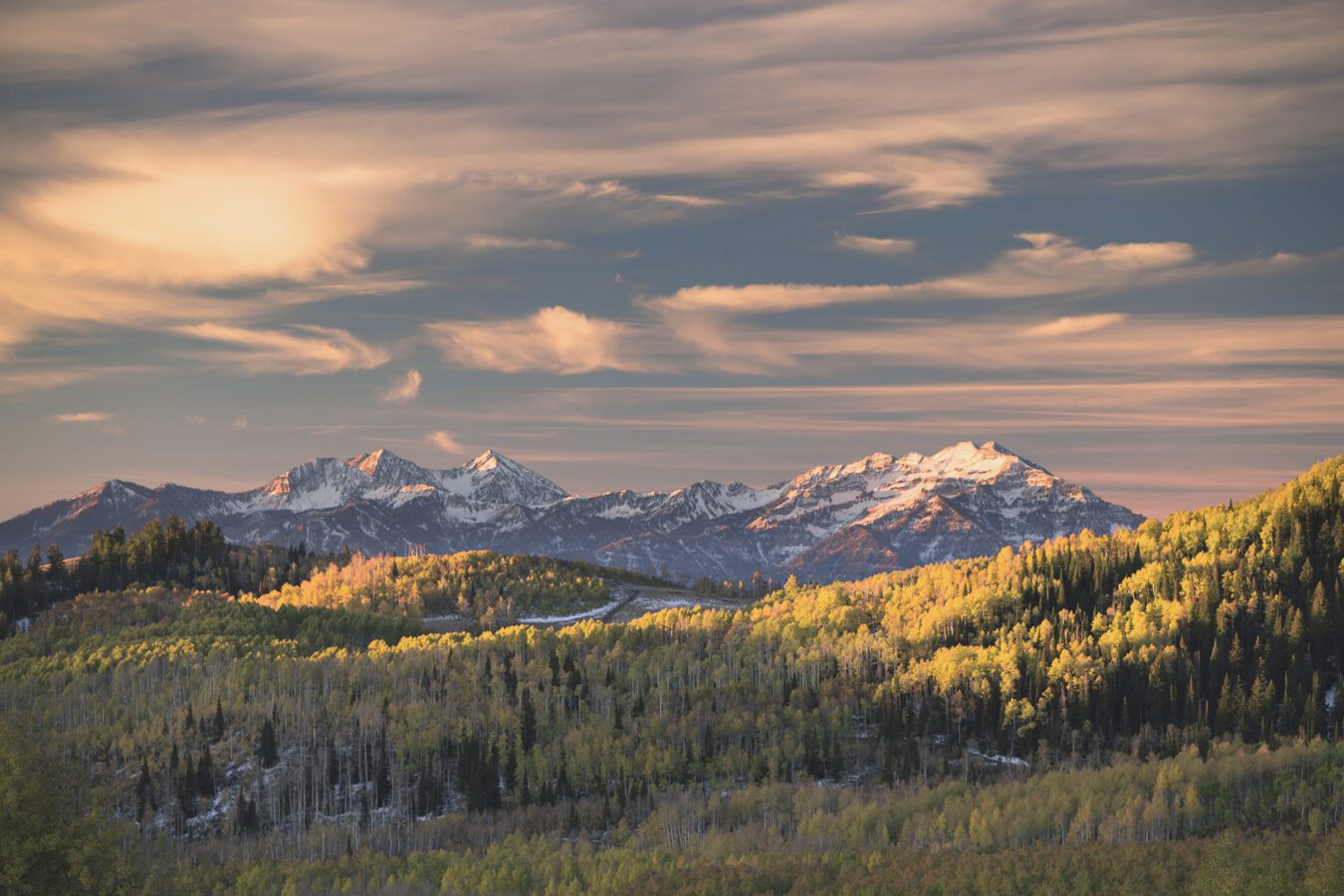 Midway mountains landscape