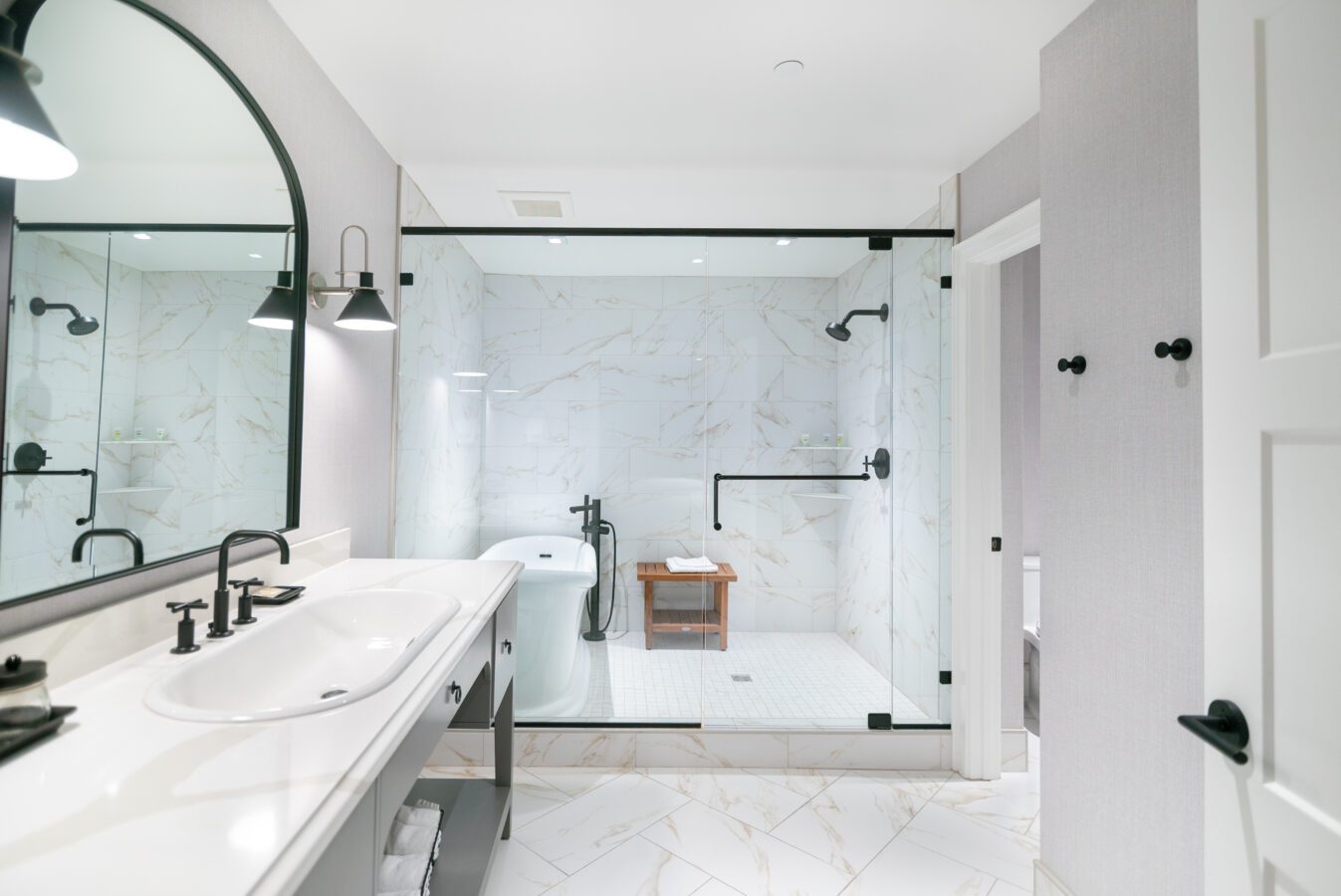 Soaking Tub in Three Bedroom Suite