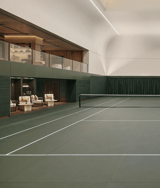 Indoor tenis court
