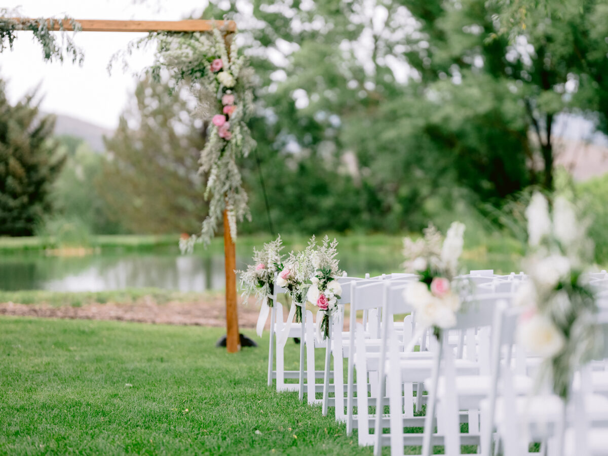 Homestead lawn wedding ceremony venue