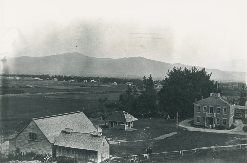 Historical photo of the Crater