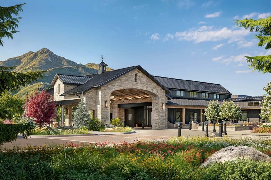 Homestead Porte Cochere Rendering