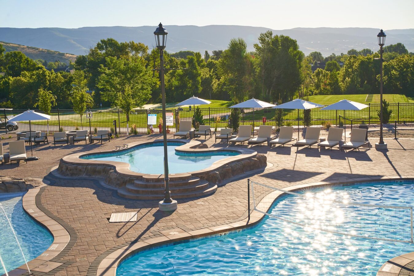 The Pools in the Summertime at Homestead