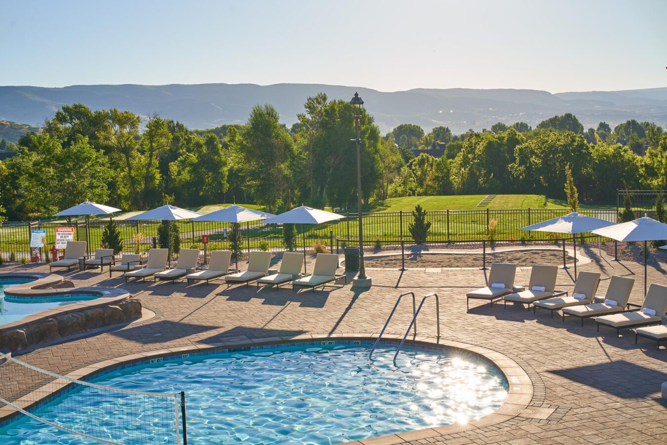 The Pools in the Summertime at Homestead
