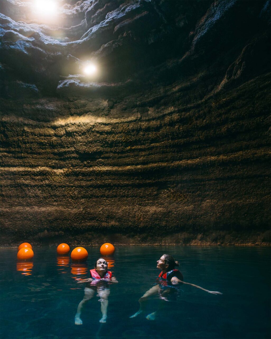 Homestead Crater Interior with Two People