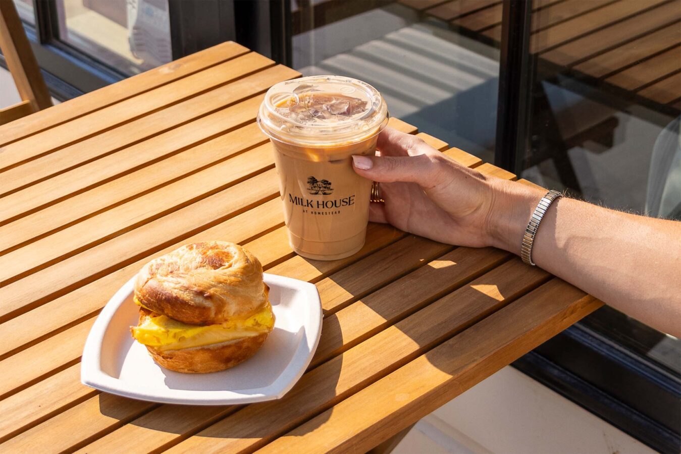Milk House Coffee and Sandwich