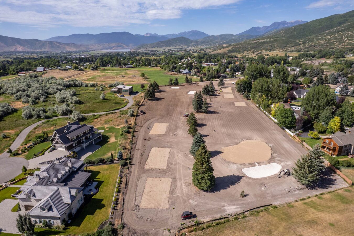 Homestead Golf Progress Aerial Photo (July 2026)