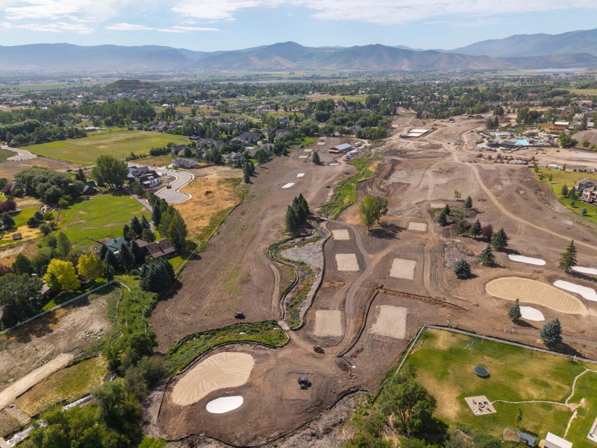 Homestead Golf Progress Aerial Photo (July 2026)