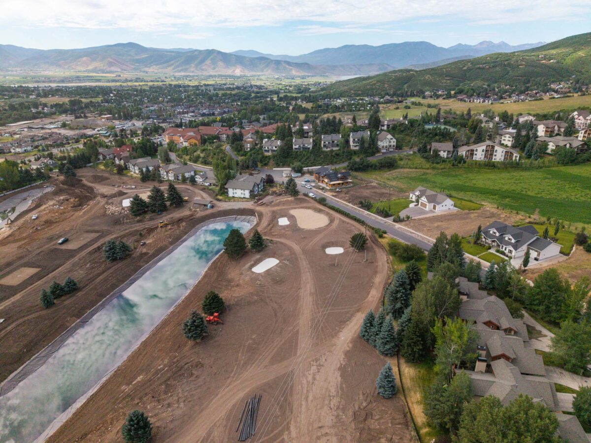Homestead Golf Progress Aerial Photo (July 2026)