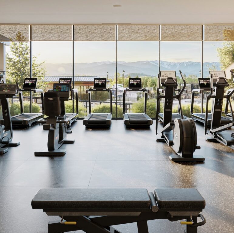 Fitness Center hero image rendering